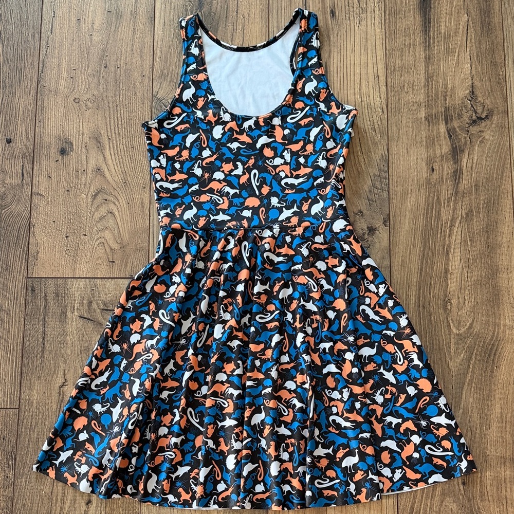 BlackMilk Roadkill Reversible Sleeveless dress, Small, made in Australia.